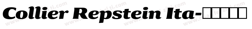 Collier Repstein Ita字体转换